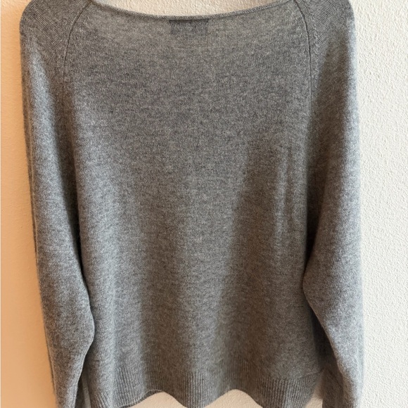 Quince Heather Gray Crew Neck Sweater - Picture 3 of 3